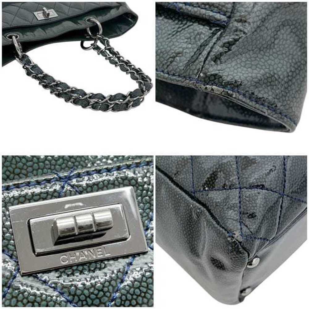 CHANEL Green Leather Tote Bag - Picture 4 of 11